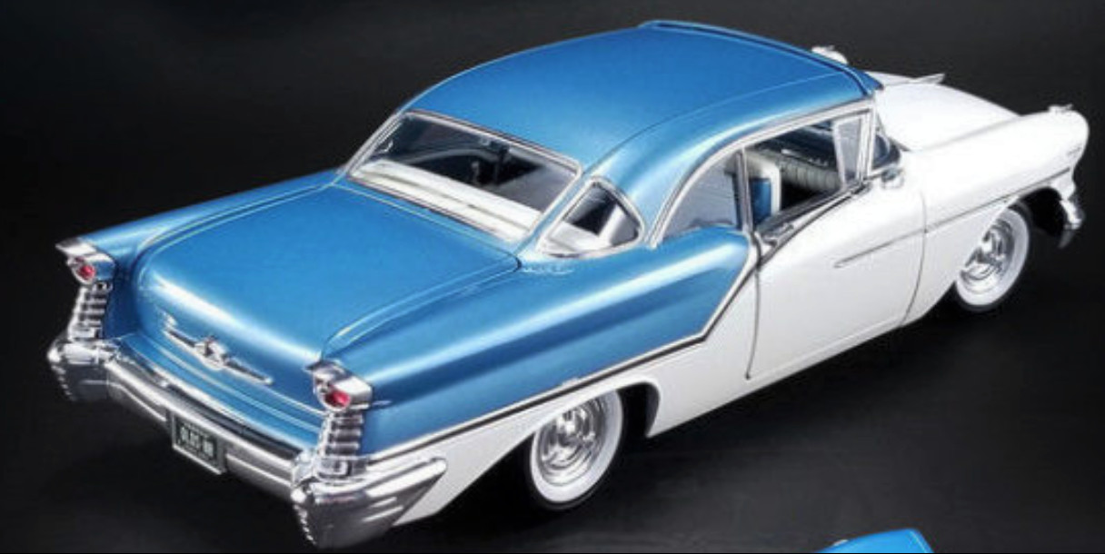 OLDS Oldsmobile Toronado 1Built Model Promo Classic Car Race Carousel BLU 442 12