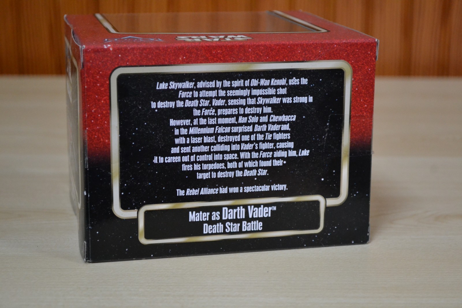 Disney Cars Park Exclusive 1:55 Star Wars Mater as Darth Vader Death Star Battle