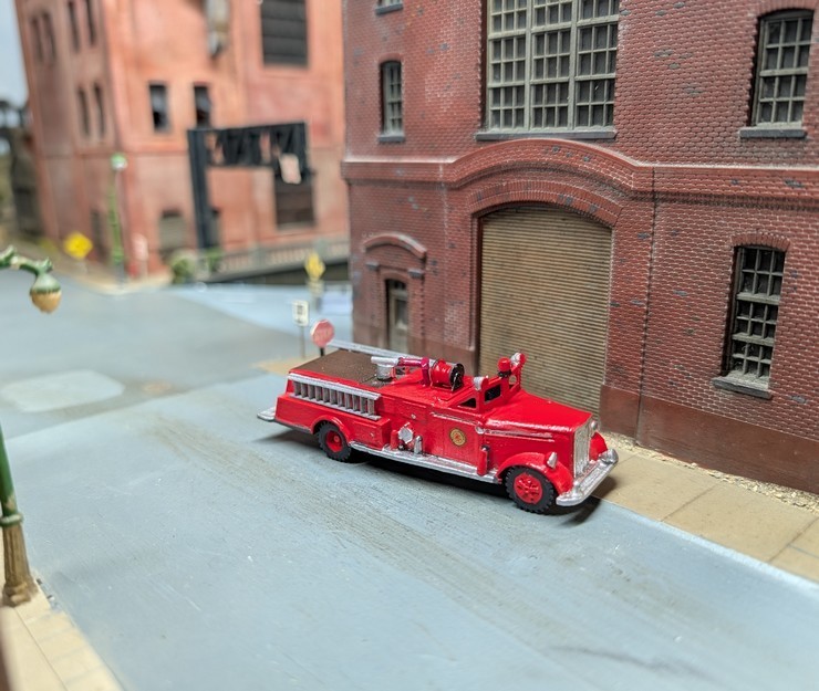 1/87 HO Scale Custom Built 1955 Ward LaFrance Fire Pumper 3D Printed Resin Model