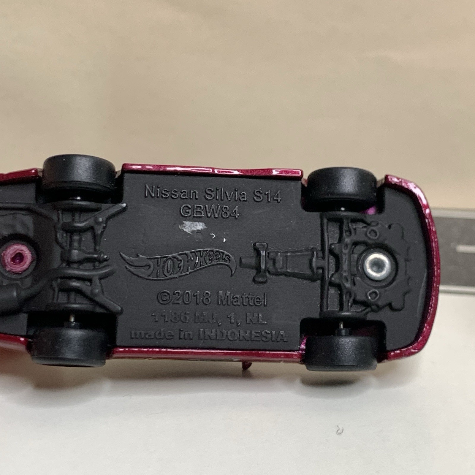 Hot Wheels Premium Fast & Furious Nissan 240SX Silvia S14 Dark Red w/RR 1:64 NM