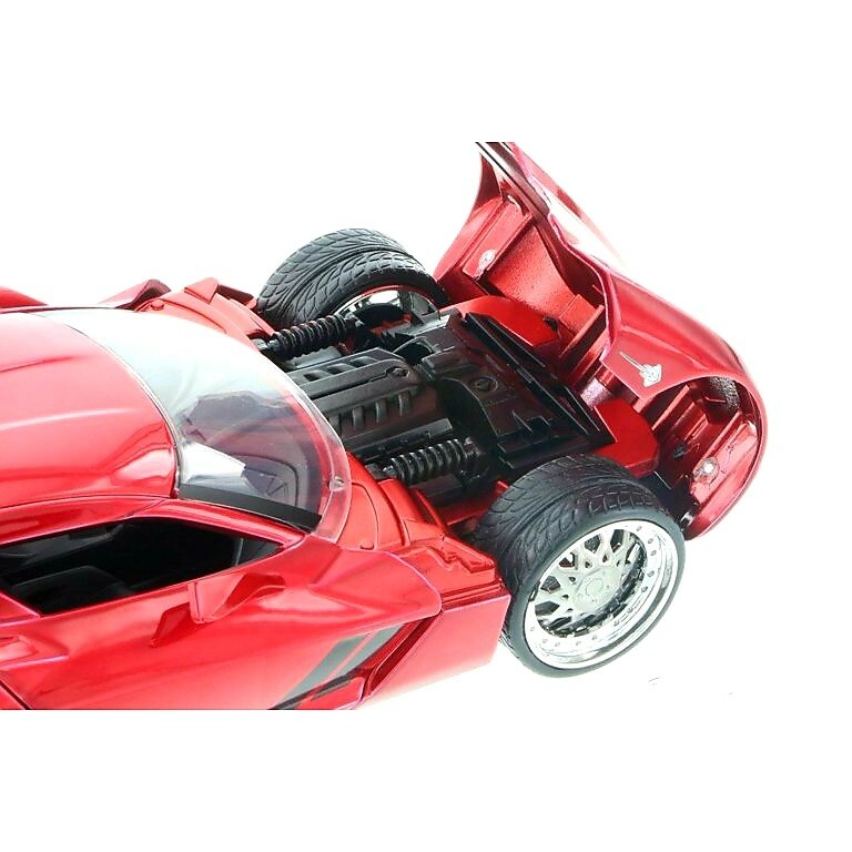 97469) BY JADA 2009 CORVETTE STINGRAY CONCEPT. DIECAST, 1:24 scale, RED,no box