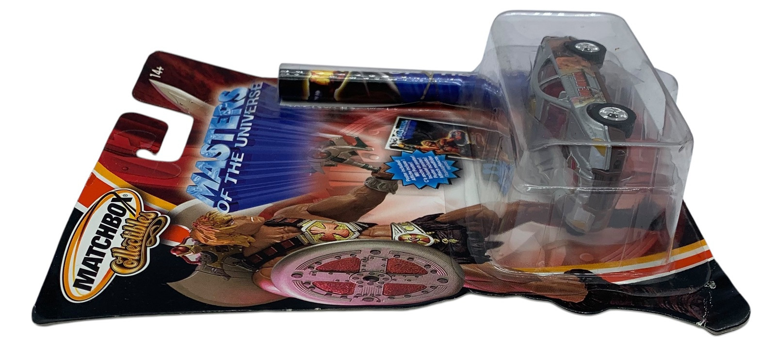 Vtg Matchbox Collectibles Masters Of The Universe He-Man Die Cast Silver Car ‘02