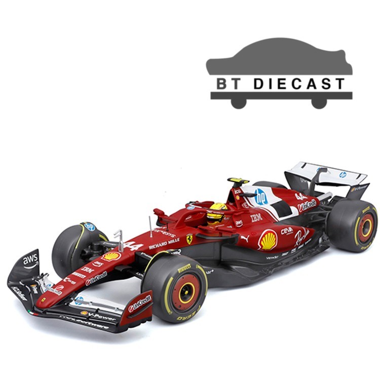 BBURAGO FORMULA F 1 F-1 2025 FERRARI SF-25 1/18 #44 LEWIS HAMILTON 16816 LH