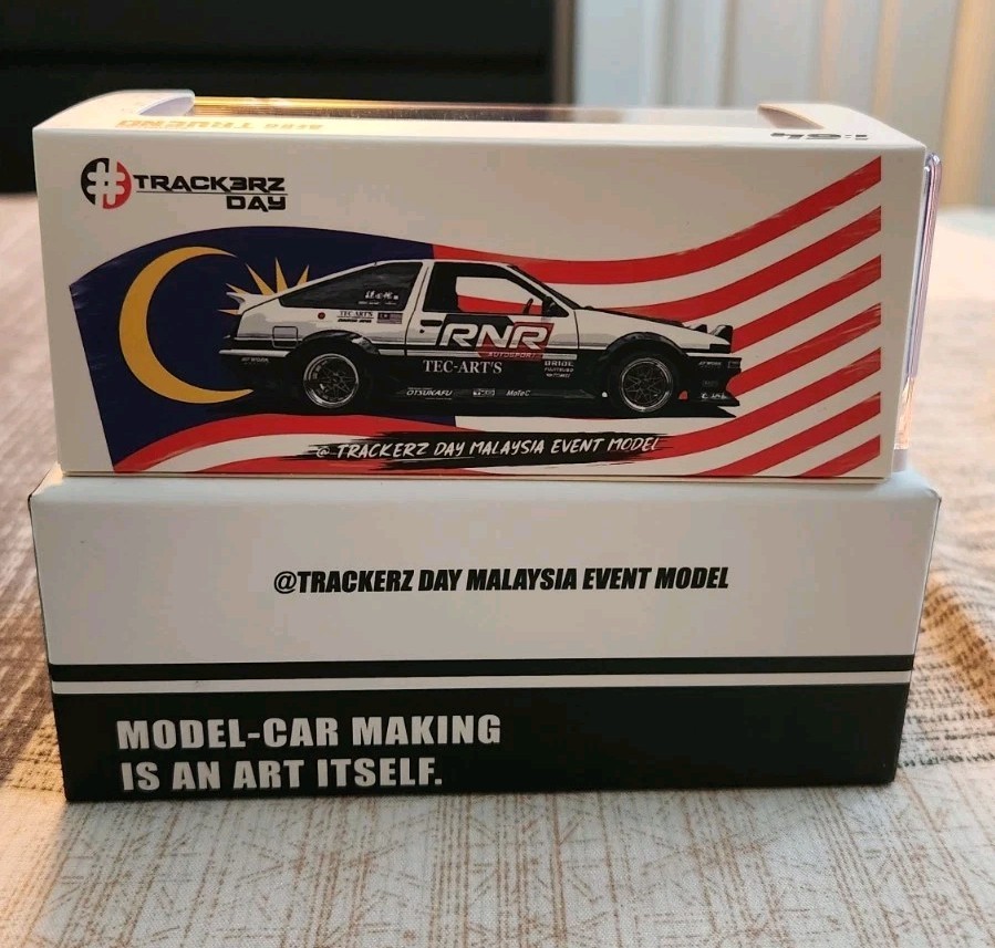 INNO64 1:64 Toyota Sprinter Trueno AE86 Trackerdz Day Malaysia Event Exclusive