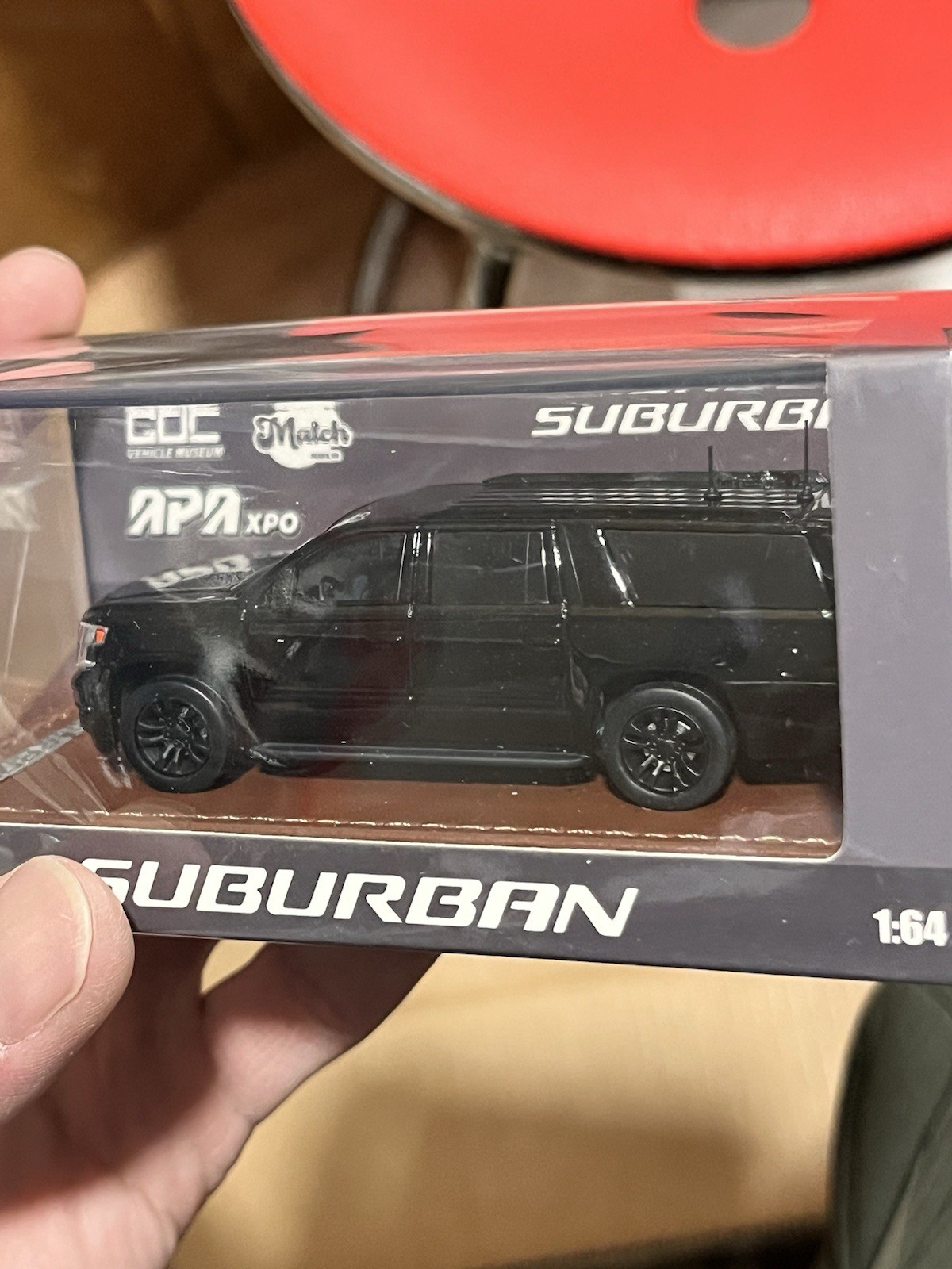 1:64 Scale GOC Chevrolet Suburban Unmarked Unit Black Diecast Model Car