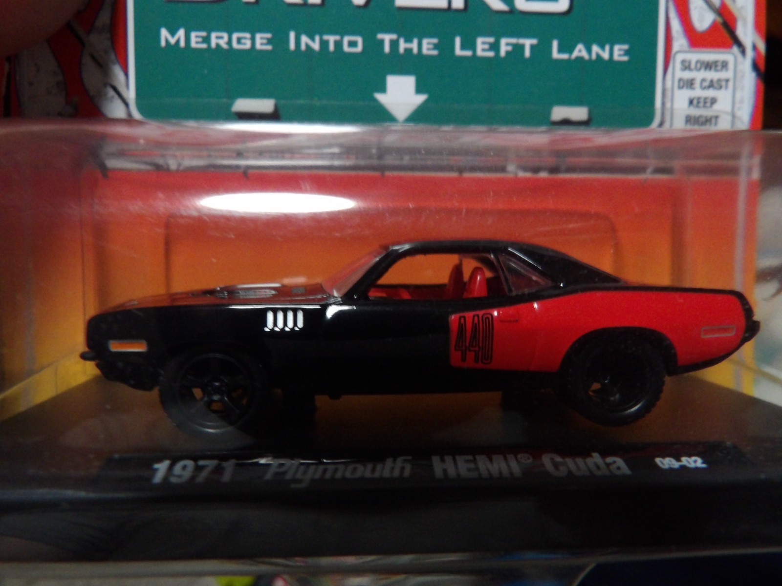 1971 PLYMOUTH HEMI ‘CUDA 2009 CASTLINE M2 MACHINES AUTO-DRIVERS 1:64