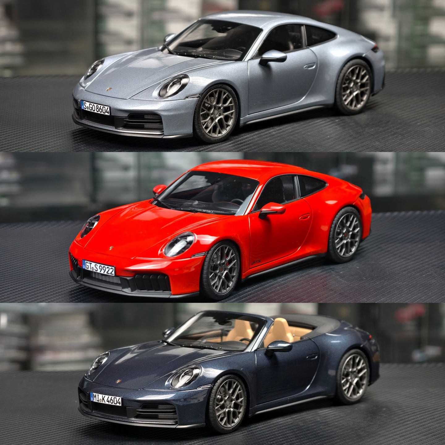 NOREV 1:18 Porsche 911 Carrera S GTS 2024 Alloy Car Model