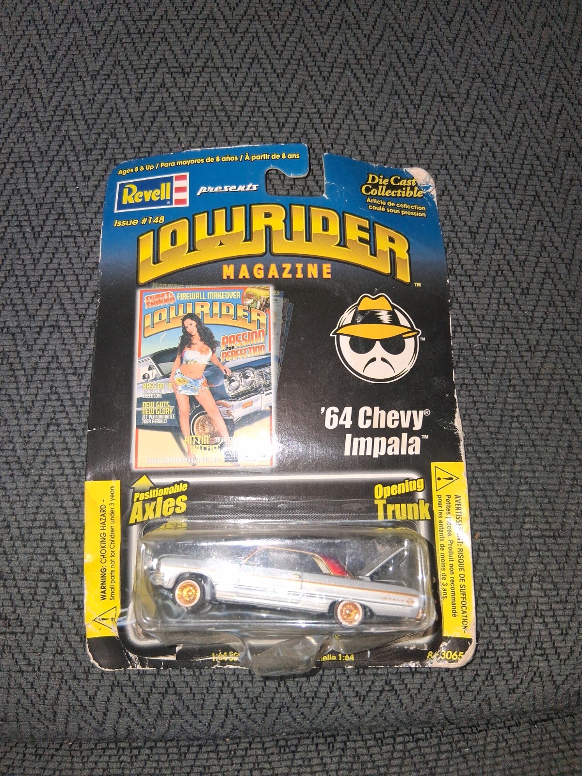 Revell Lowrider Magazine ’61 Black Impala ’64 Red Gold Silver Impala See Pics