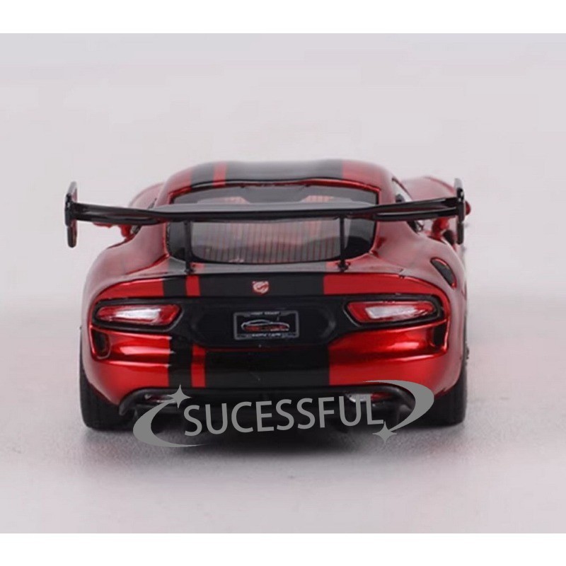 DCM 1:64 Dodge Viper ACR Red/Black Diecast Car Model New In Box Gift