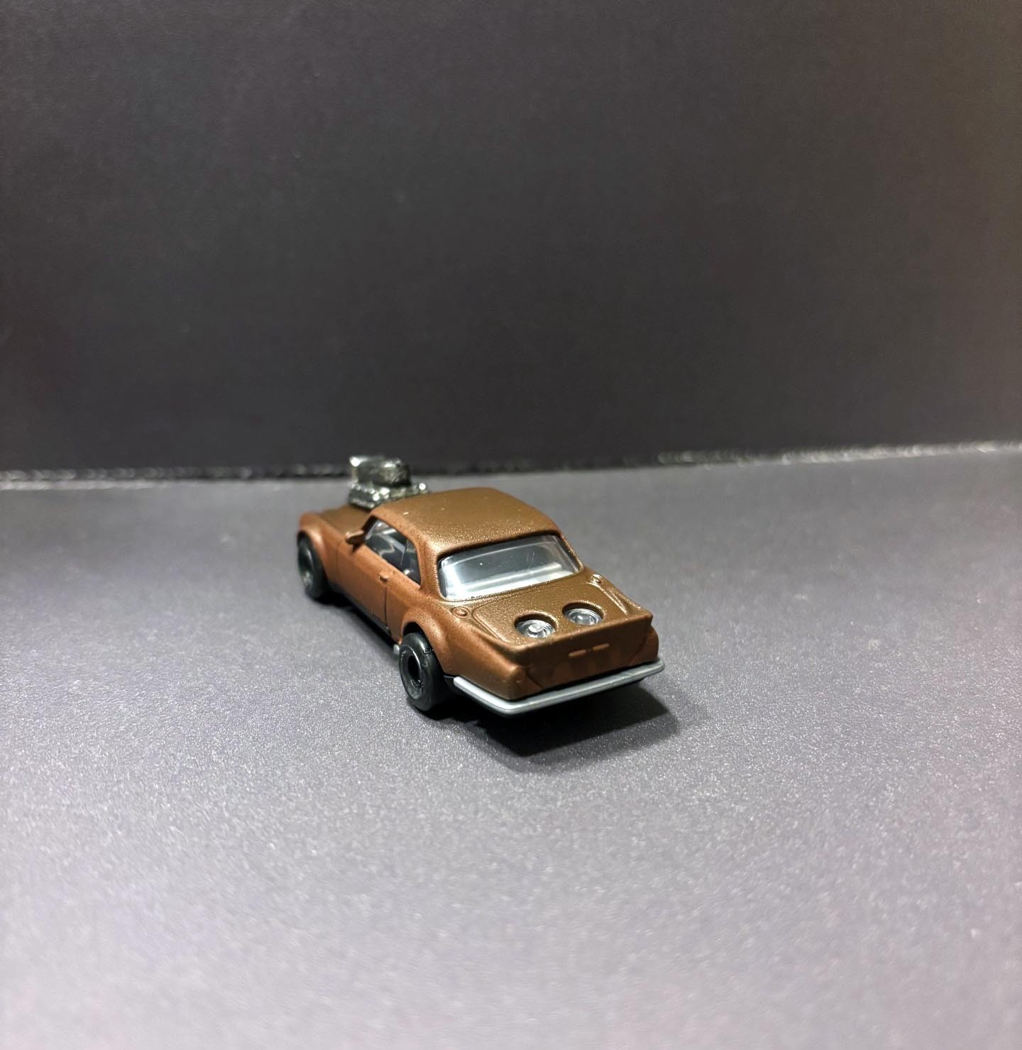Custom HotWheels “DRAGUAR” and package from ROADKILL series BLOWN JAG JAGUAR