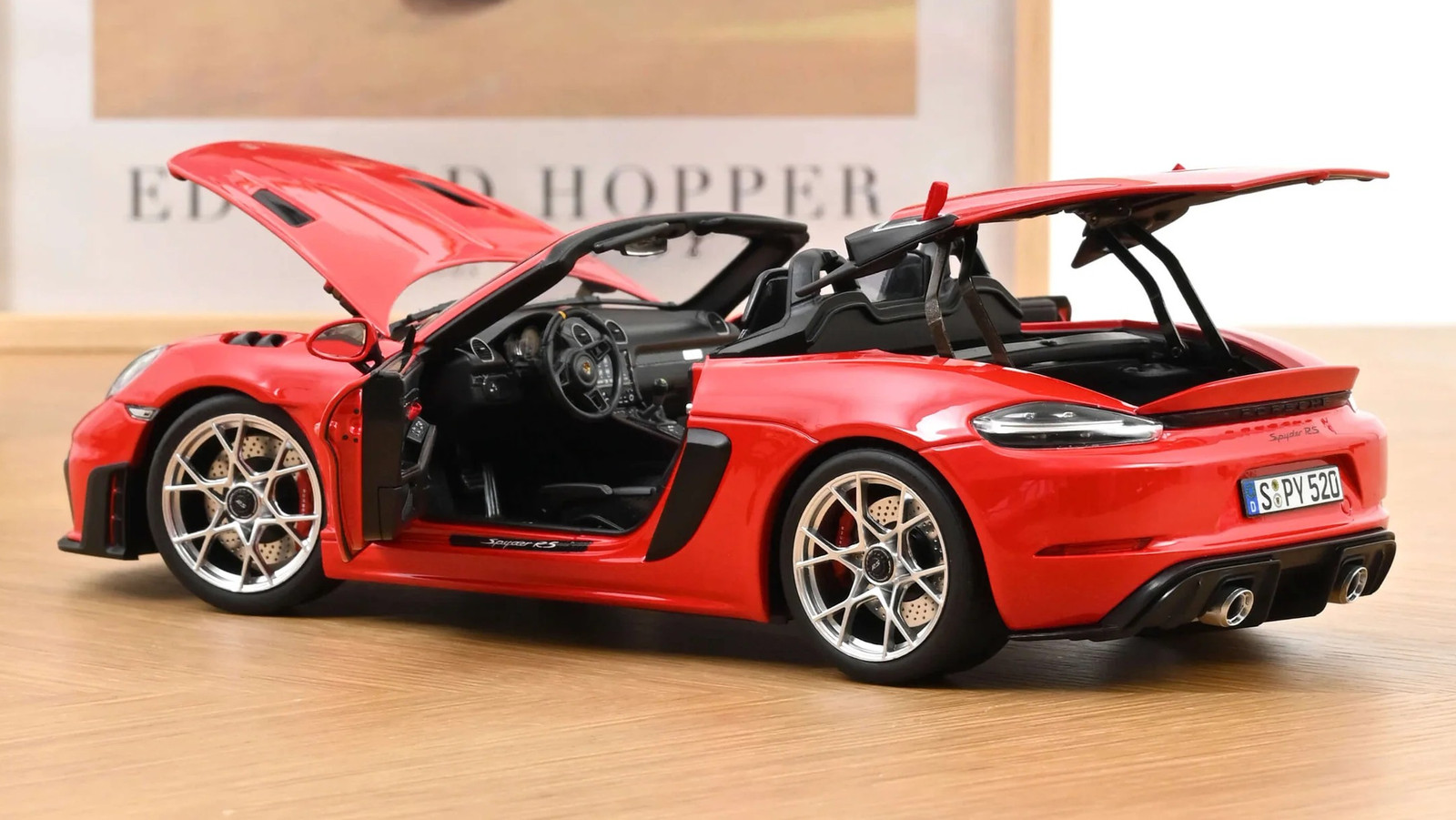 Porsche 718 Spyder RS 2023 Guards Red in 1:18 scale by Norev