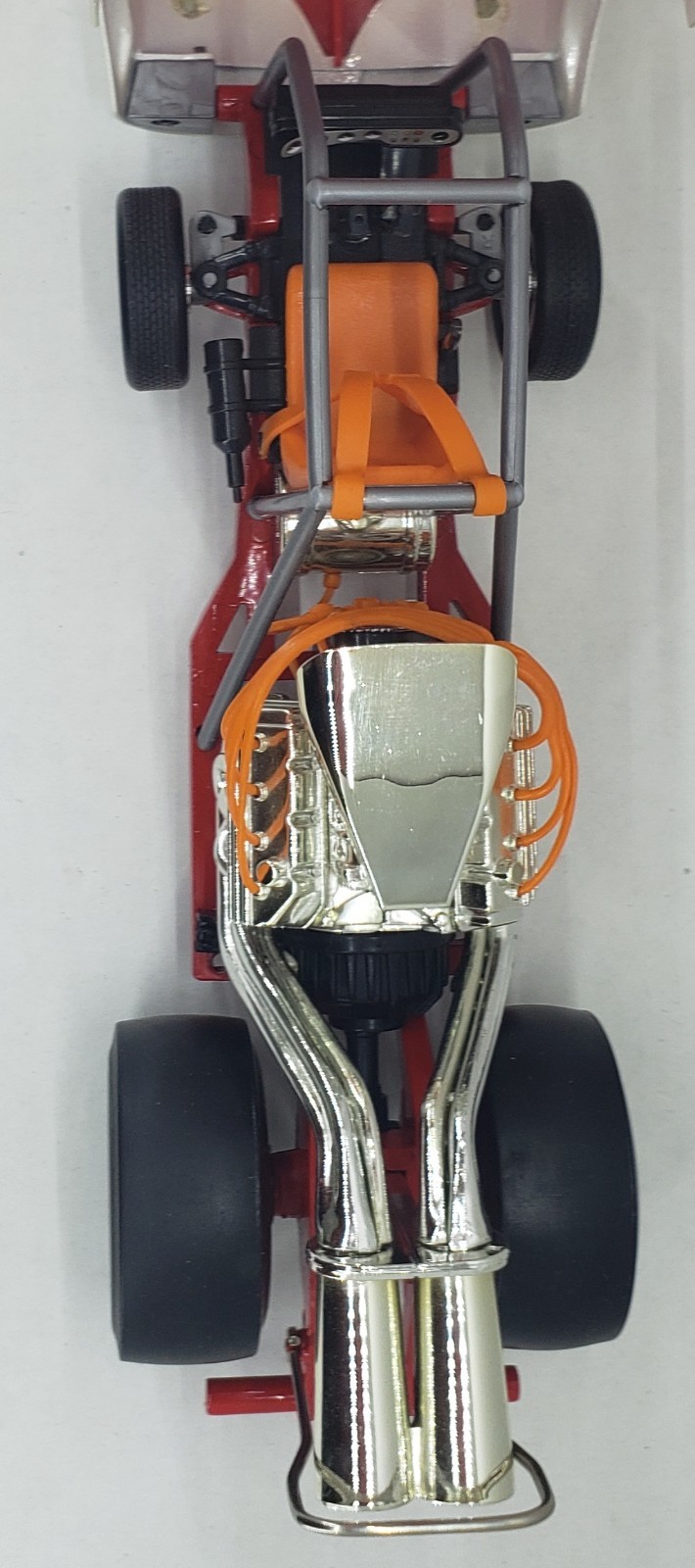 Red & White Volkswagen Bus Dragster by HotWheels [kw356]