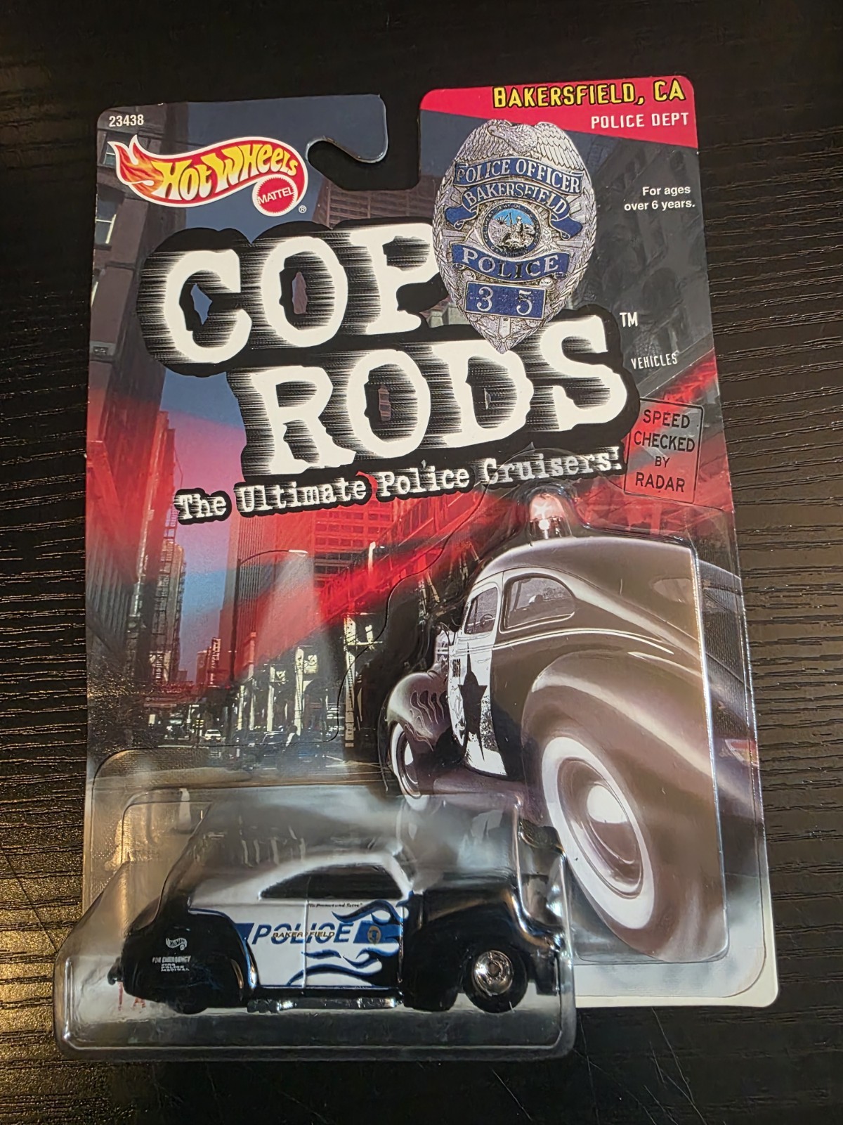Hot Wheels Cop Rods 1:64 Diecast Police Car Lot Of 8 Bonus Fire Dept. Rod NEW