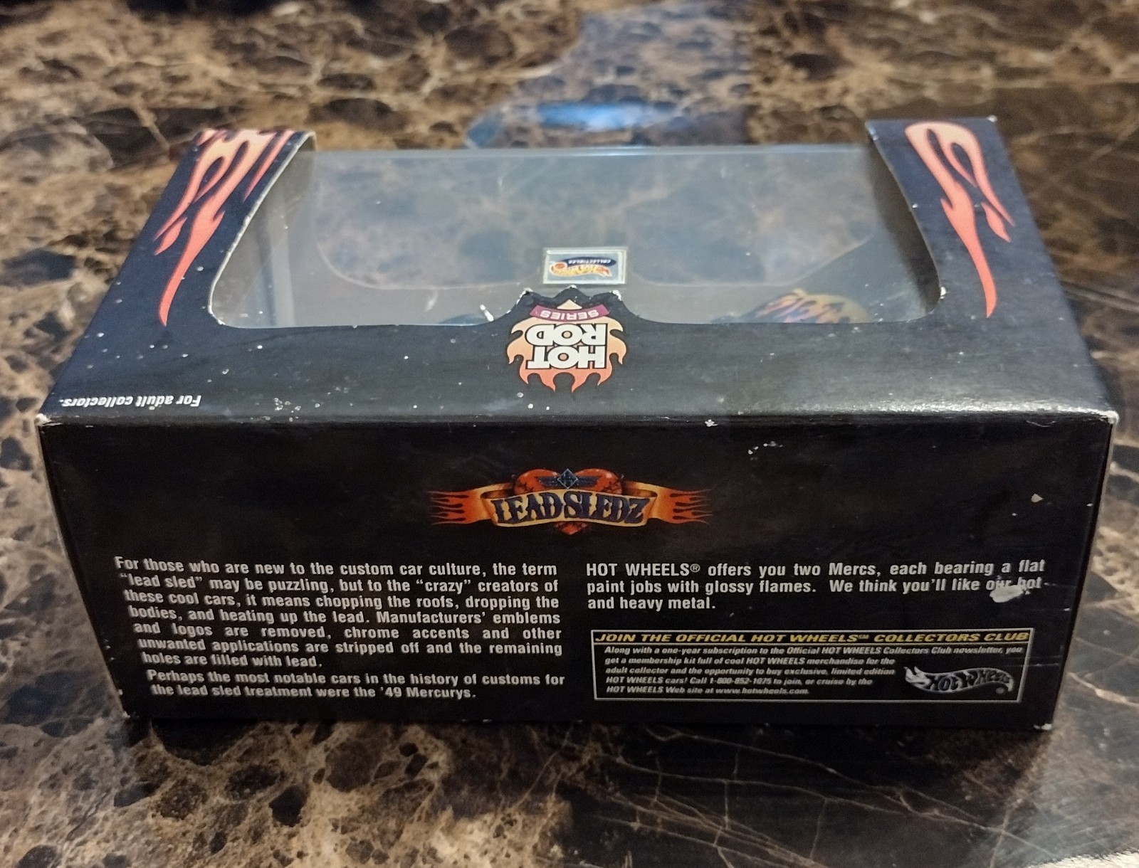 Hot Wheels Collectible Hot Rod Series Lead Sledz 49 & 51 Merc Mercury 2 Car Set