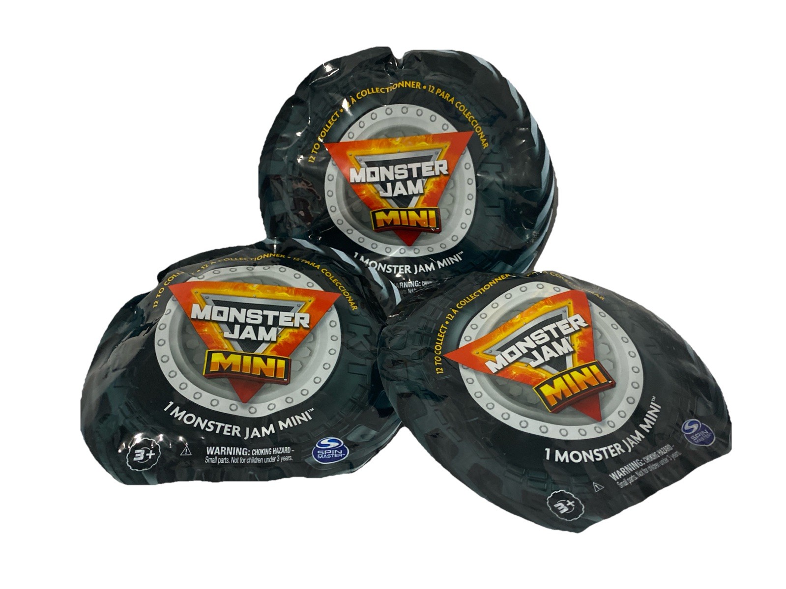 Spin Master Monster Jam Minis 2025 Lot Of 3 Different New/blind Bags