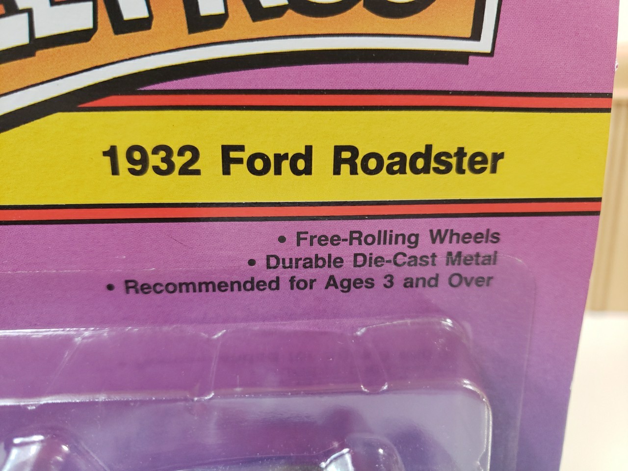 Vintage Ertl 1989 Hot Roddin Custom Street Rod ’32 Ford Roadster New On Card
