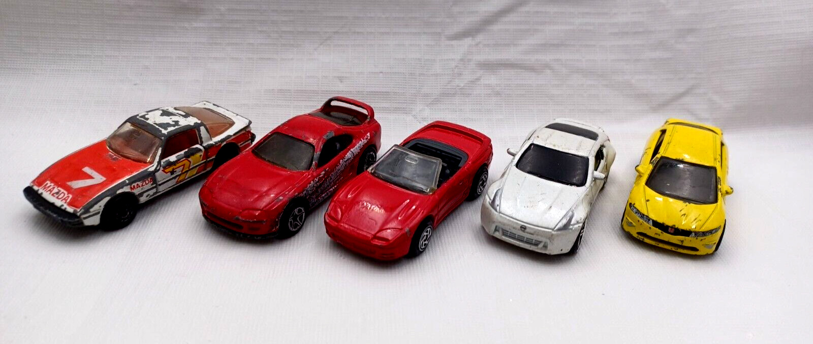 Matchbox Maisto Lot Of 5 JDM Honda Nissan Toyota Mazda Die Cast Parts Or Restore