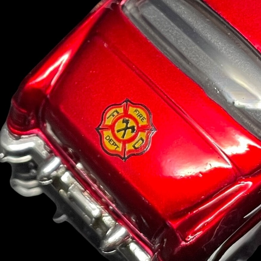 ’51 Mercury Lead Sled Fire Dept. 1/64 Scale Premium Diecast w/ RR’s