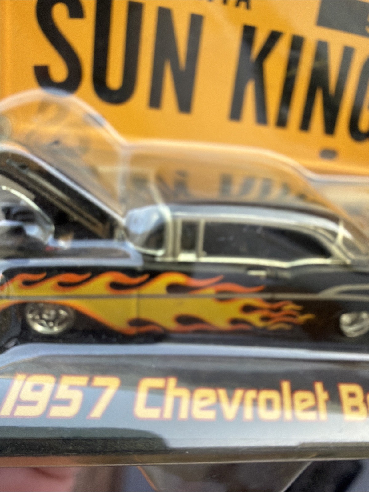 🔥1957 Chevrolet🔥Bel Air Sun🔥King Route🚨 66 1/64 Diecast Vintage