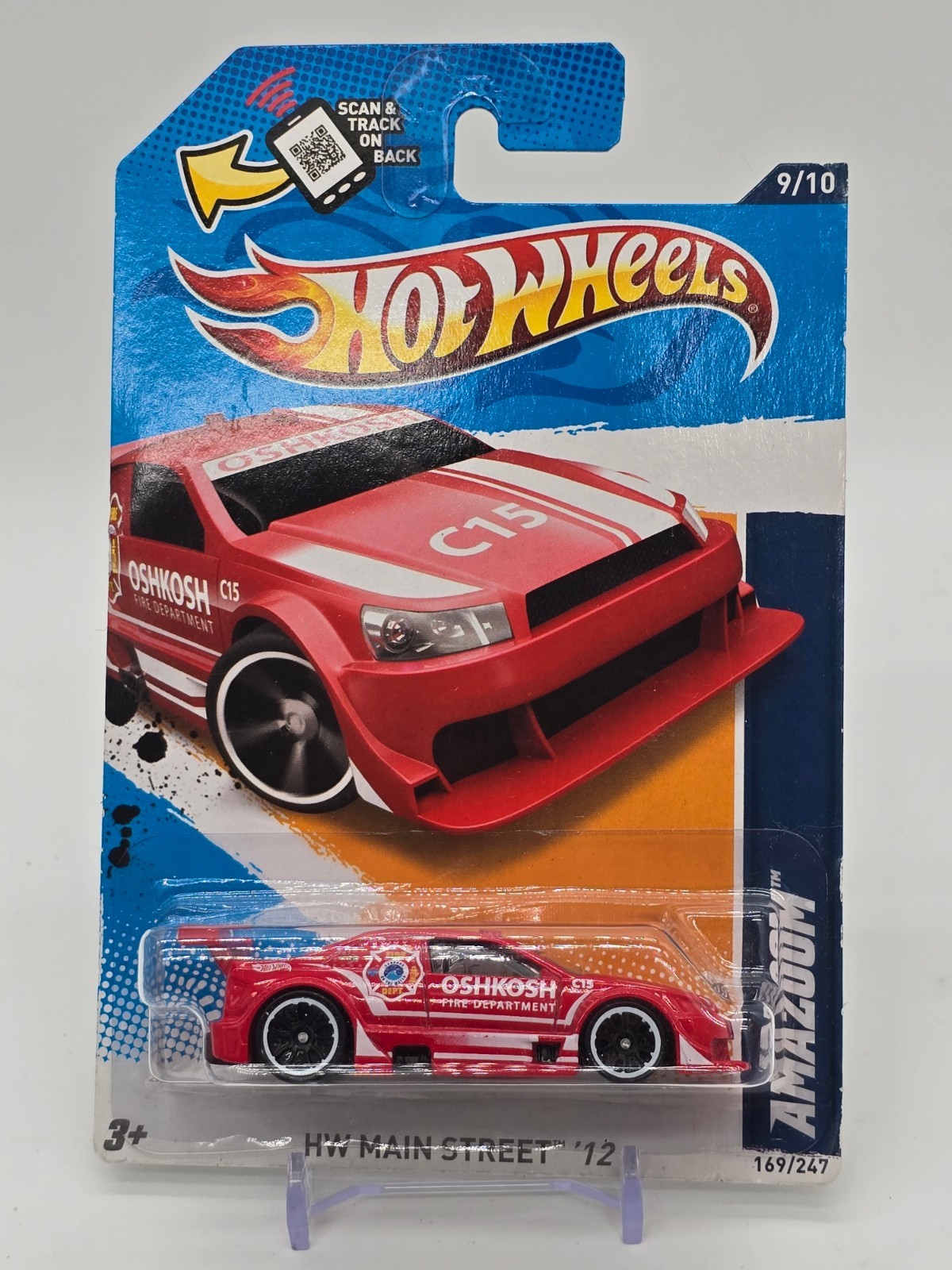 Hot Wheels – HW Main Street ’12 – Amazoom – Oshkosh Fire Dept.