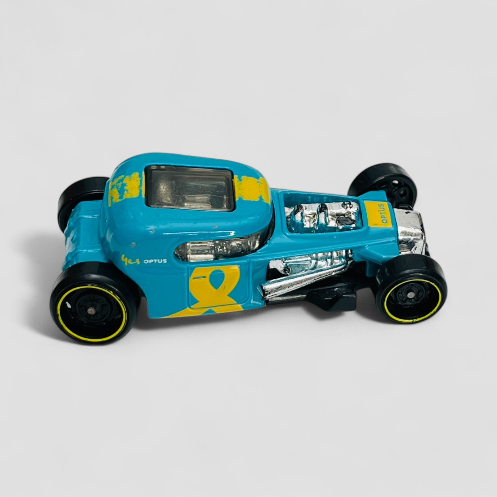 2019 Hot Wheels Yes Optus Mod Rod 1:64 Blue Yellow Diecast Car