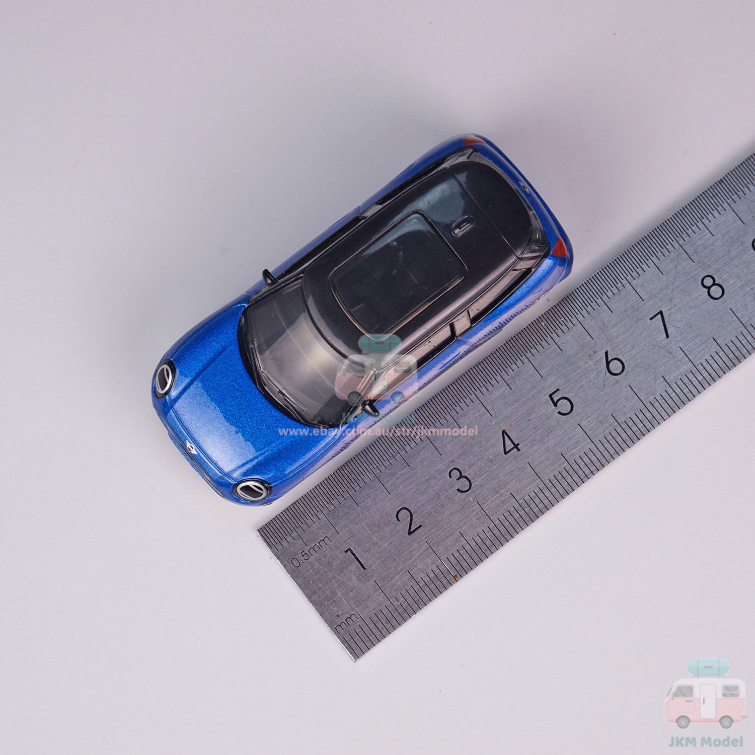 1:64 Mini Cooper S Model Car Alloy Diecast Toy Vehicle Collection Kid Gift Blue