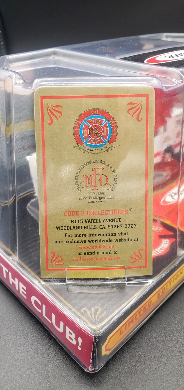 Code 3 Collectibles 1/64 Mesa Fire Dept. #12761 Pierce E203