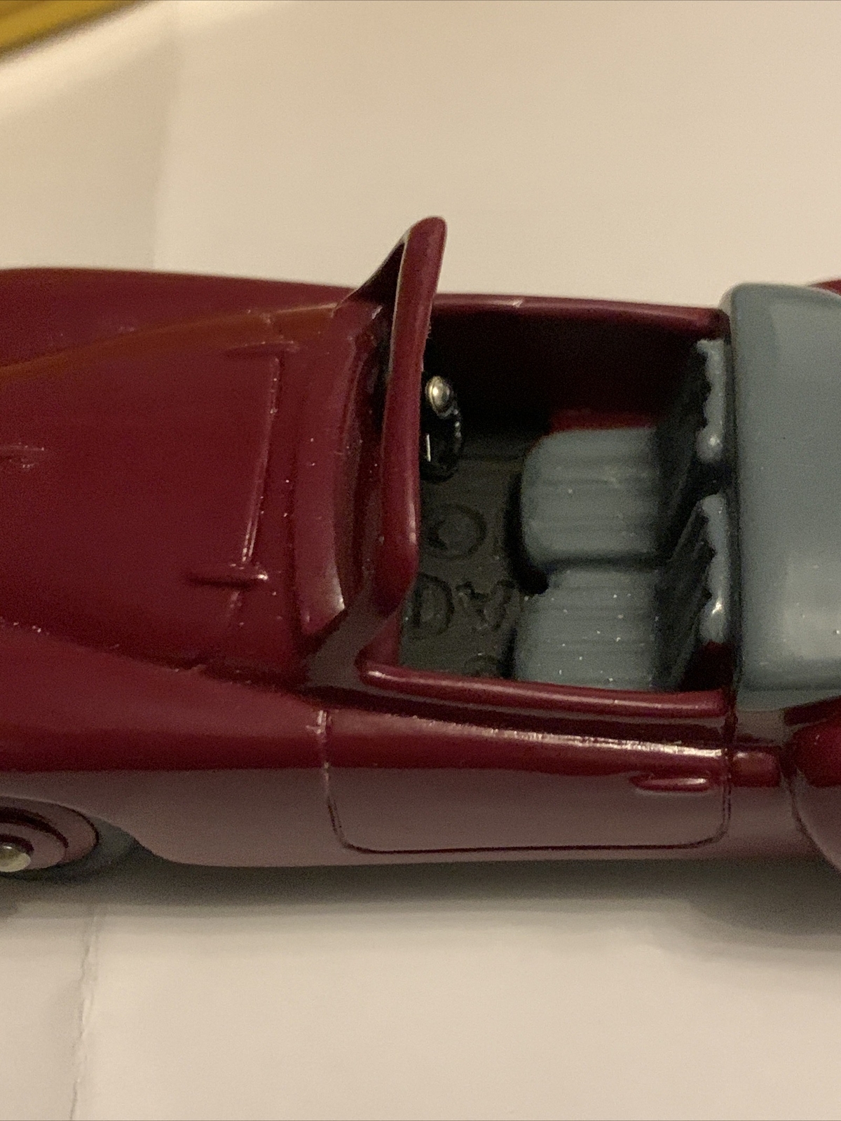ODGI TOYS OF YESTERDAY 907 CAR MODEL: DAIMLER CONQUEST IN DARK RED/MAROON