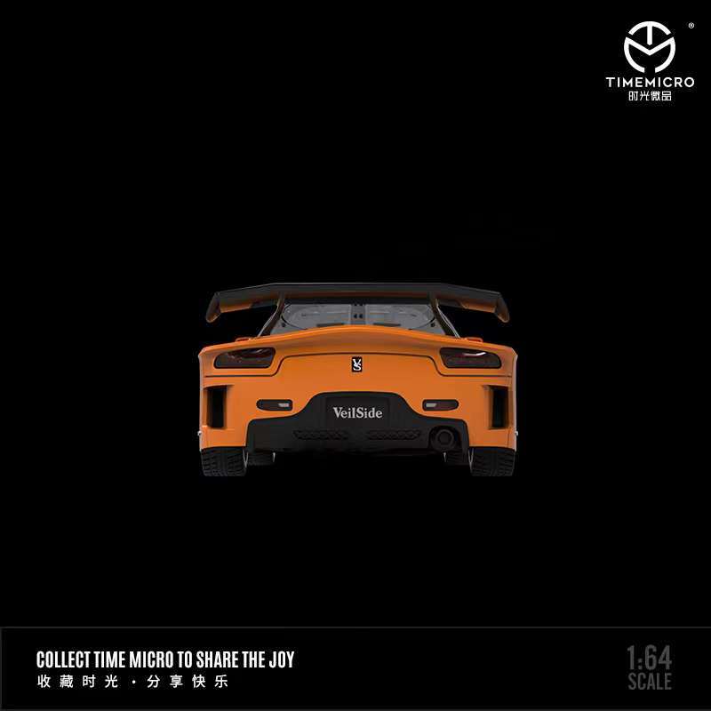 TIME MICRO 1:64 RX-7 Veilside Fast & Furious Orange Diecast Model Car