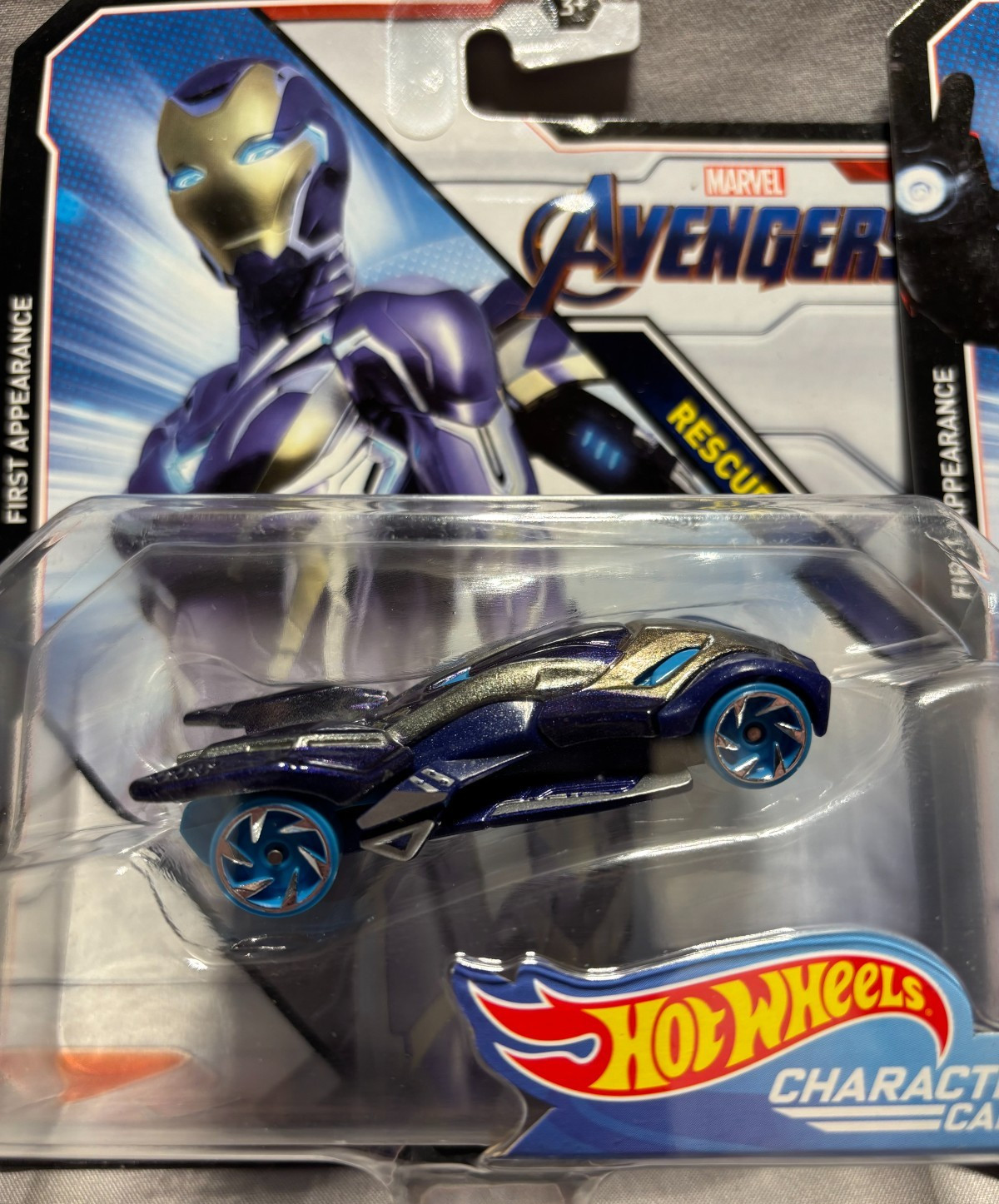 Lot of 3 Hot Wheels Marvel Character Cars Avengers NIB