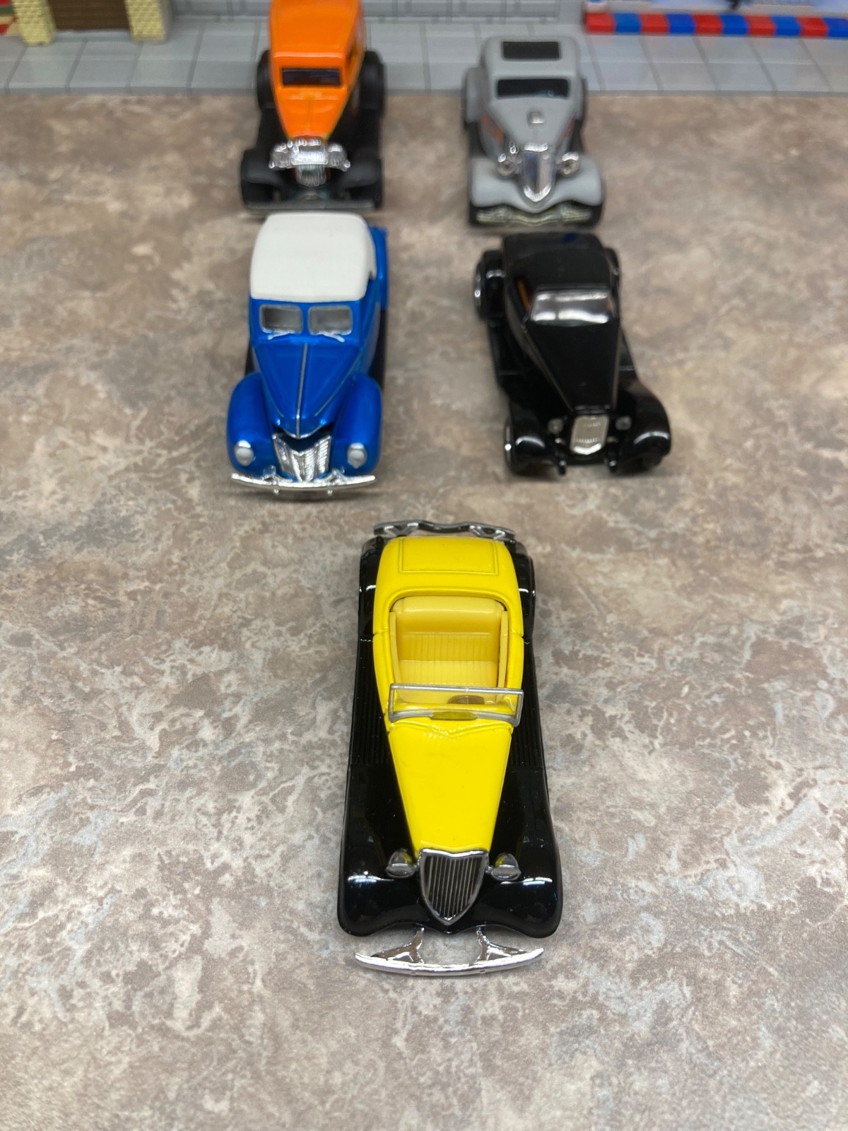 5 Hotwheels Real Riders Ford Street Rods