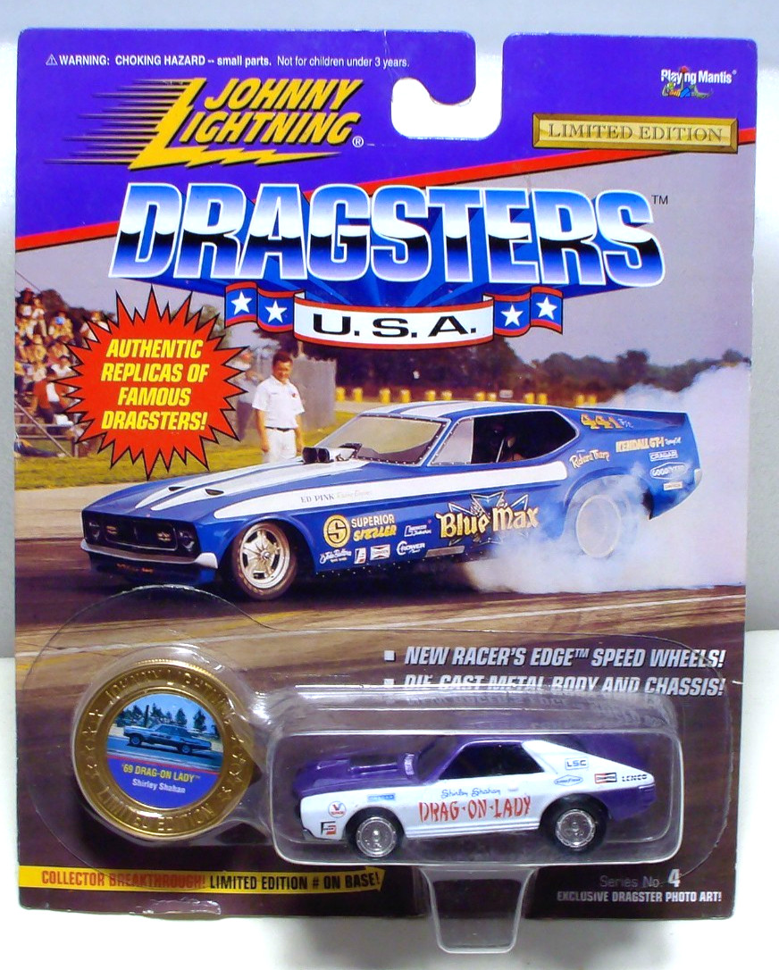 Johnny Lightning Dragsters USA ’69 Drag-On Lady 1:64 Diecast