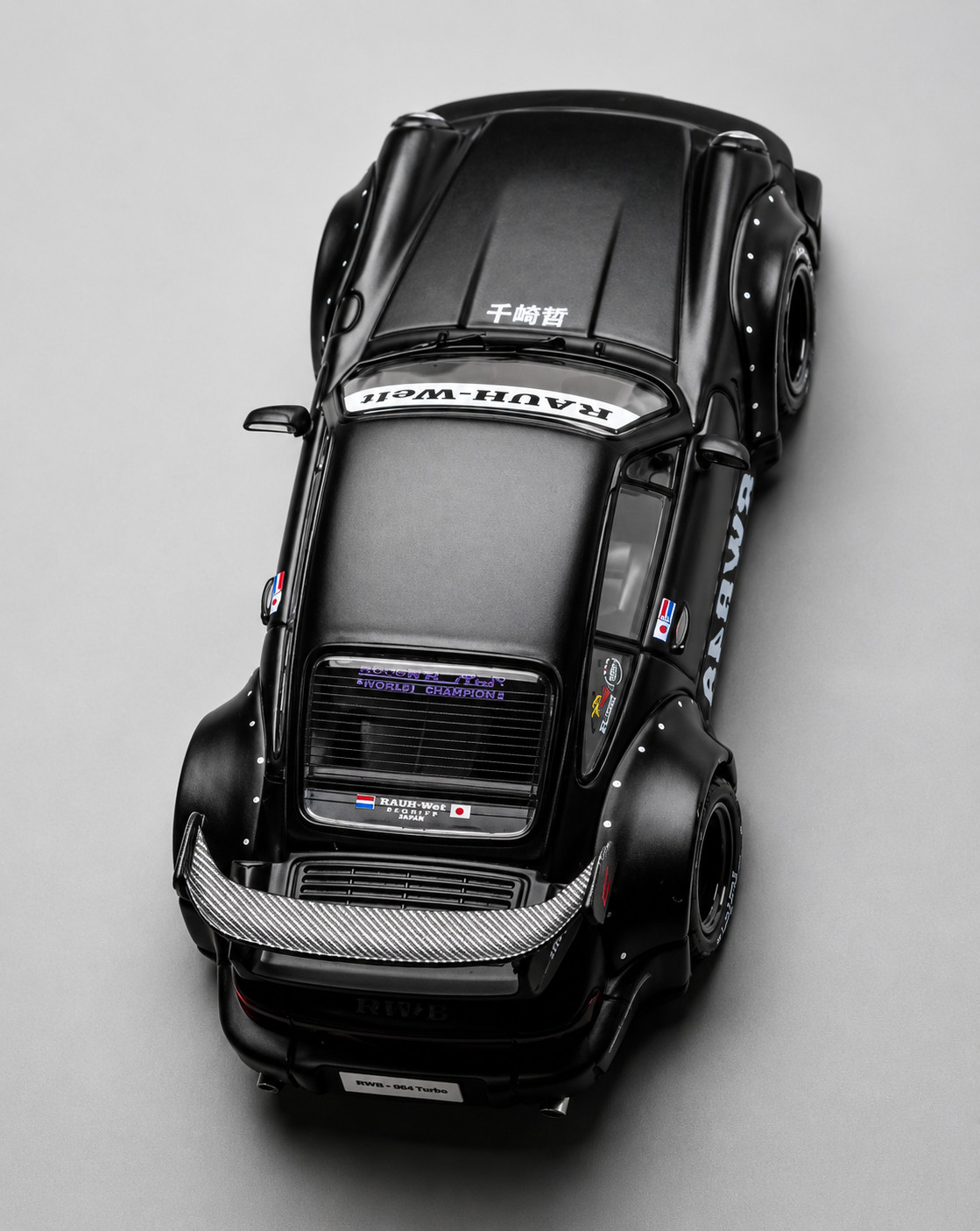 Inno 1/64 PORSCHE 911 RWB 964 Model Car -BLACK-