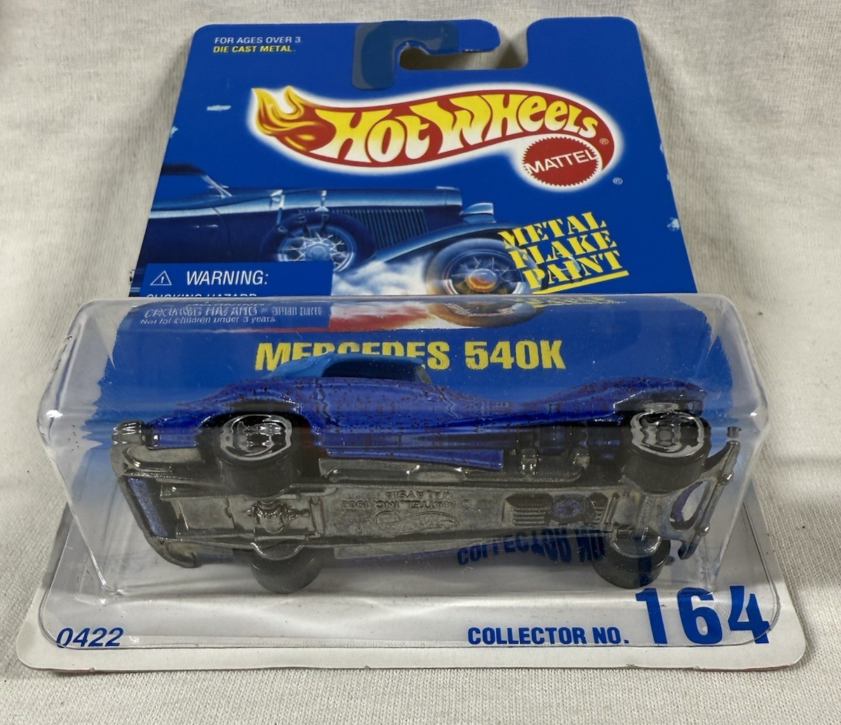 Hot Wheels 1992 Mercedes 540K Col. #164 (Razor Hub Wheels)