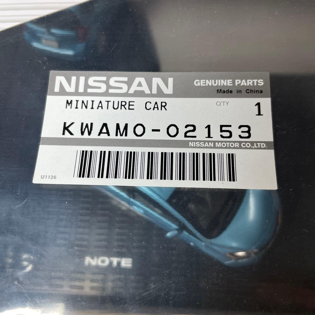 Kyosho Nissan NOTE E12 1/43 Mini Car Sonic Blue Collectible Display Item 15+