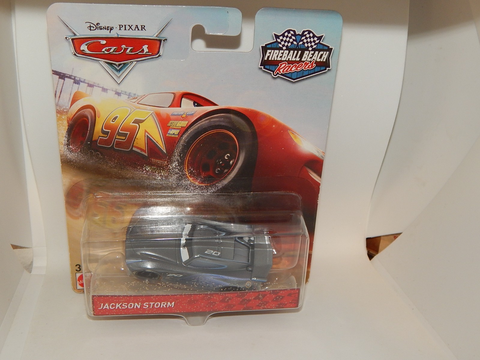 mattel disney pixar cars fireball beach racers next gen jackson storm 2.0