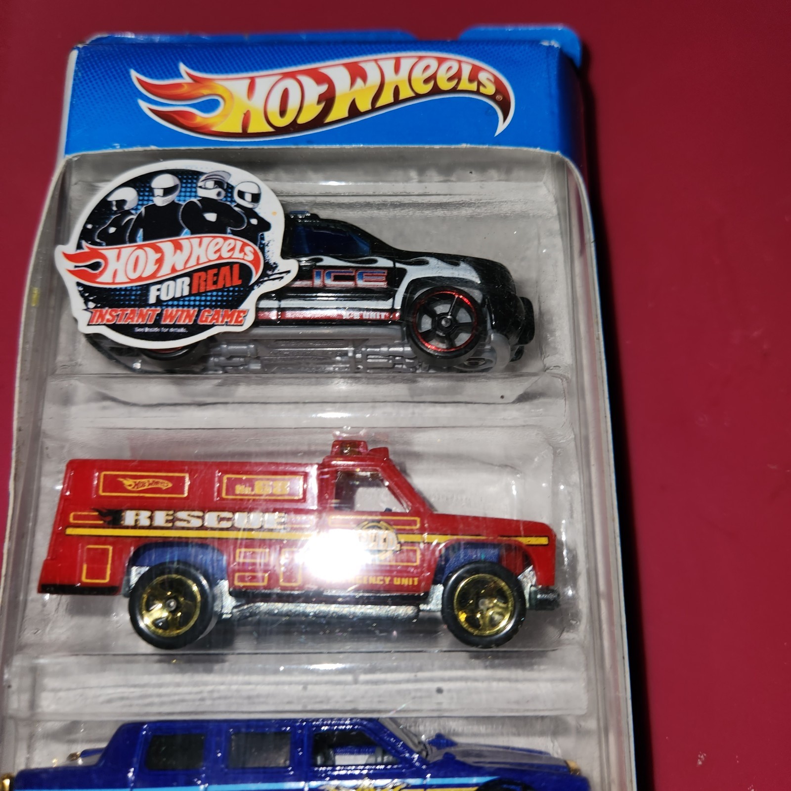Hot Wheels HW City Works Cars Police Fire Rescue Taxi 5 Cars