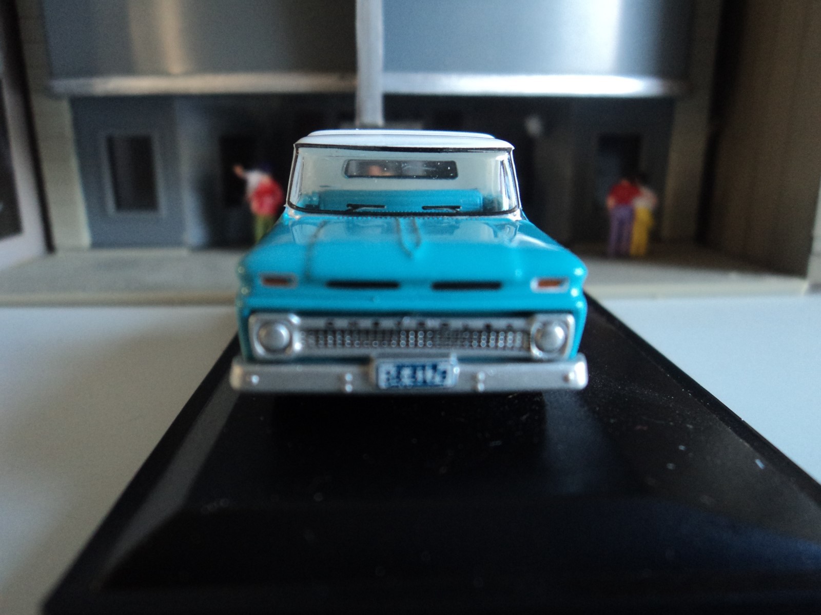 Oxford 1965 CHEVROLET STEPSIDE PICKUP Light Blue 1/87 HO diecast car GM