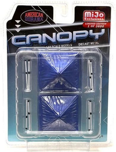 American Diorama 1/64 CANOPY Car Covers (2pcs) Die Cast Metal
