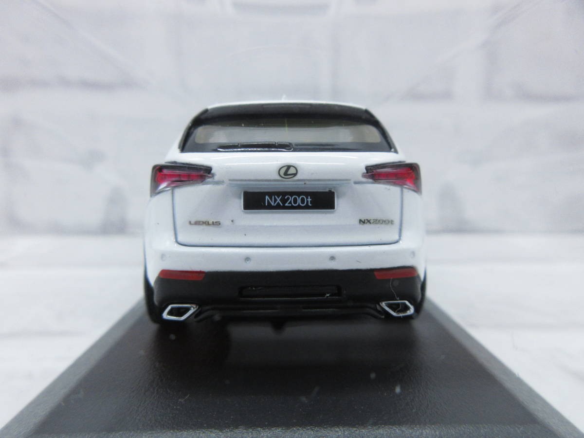 Mini car 1/43 Lexus NX 200t F Sport White dealer genuine model car From Japan