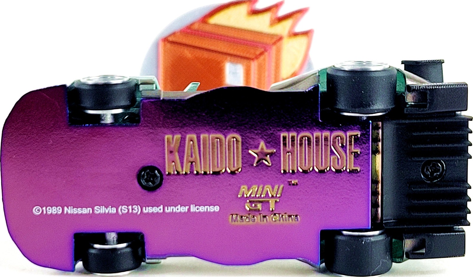 Kaido House x Mini GT Nissan Silvia S13-R Kaido Works V1 KHMG232 🟩 1/64