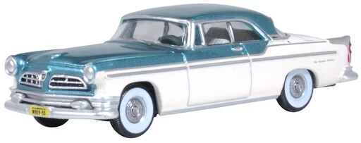 Oxford 1955 Chrysler New Yorker St Regis Green & Platinum 1/87 HO diecast