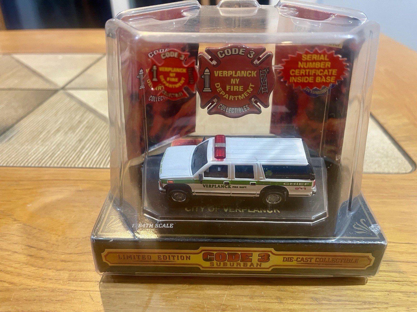 Code 3 Collectables Verplanck NY Fire Department Chief Suburban