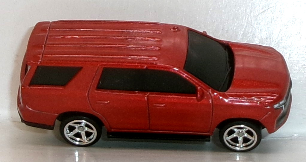 LOOSE 2026 MATCHBOX 1:64 DARK RED 2023 CHEVY TAHOE Z71 WHEEL SWAP REAL RIDERS