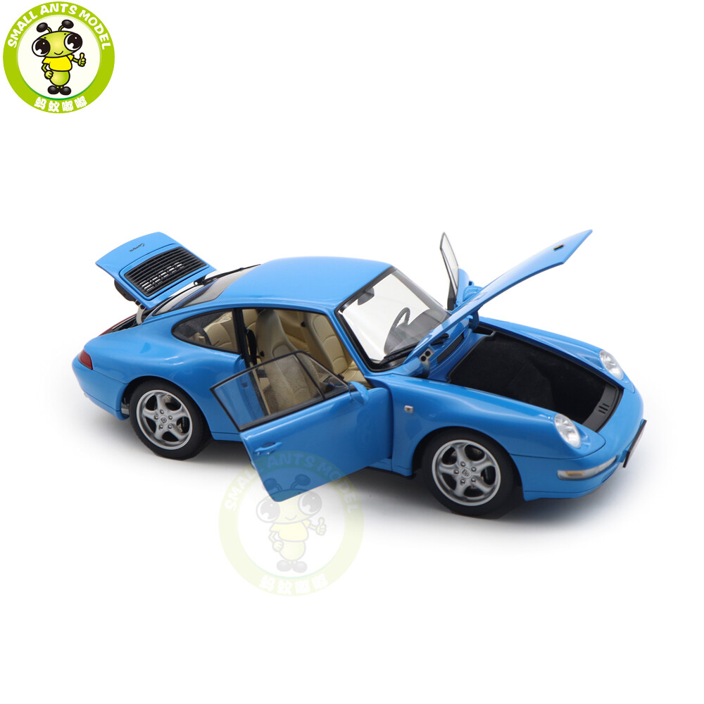 1/18 AUTOart 78133 Porsche 911 993 Carrera Blue Metallic Diecast Model Car