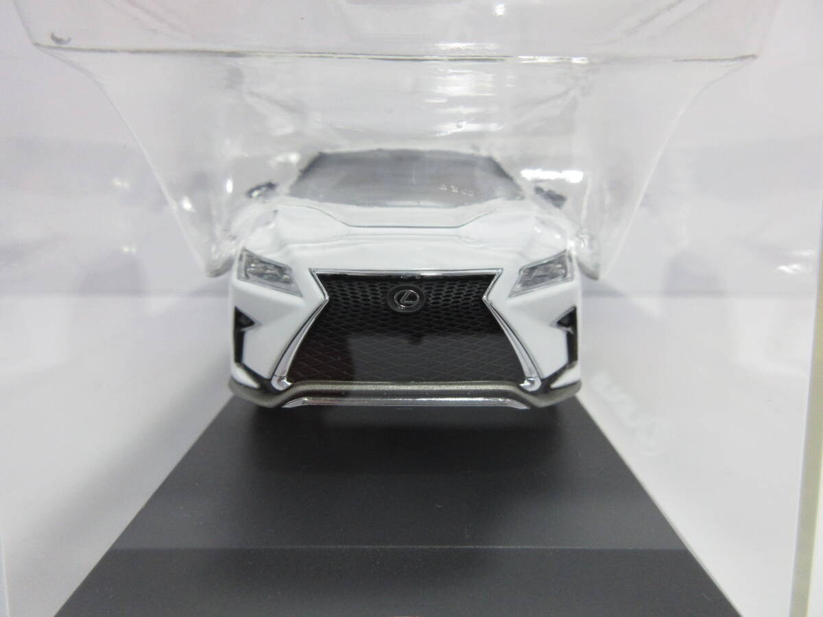 Mini car 1/43 Kyosho Lexus RX F Sport LEXUS RX200t F SPORT White Nova Glass