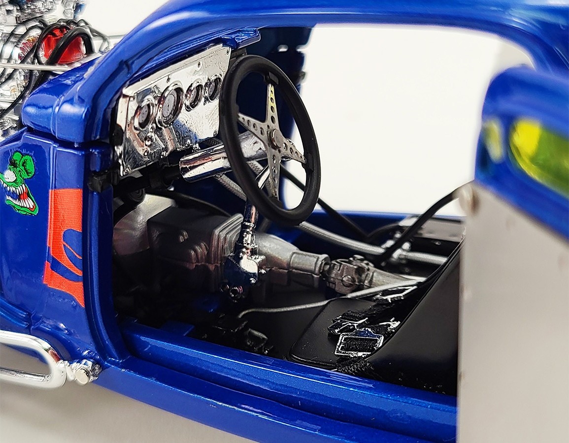GMP 1/18: Rat Fink Blown 34 Ford Coupe Hemi Hot Rod Dragster L.E.