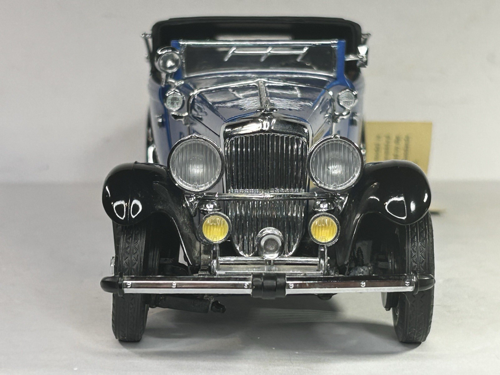 Franklin Mint 1933 Duesenberg J Victoria Blue 1:24 Die Cast B11RU77 (1991) READ