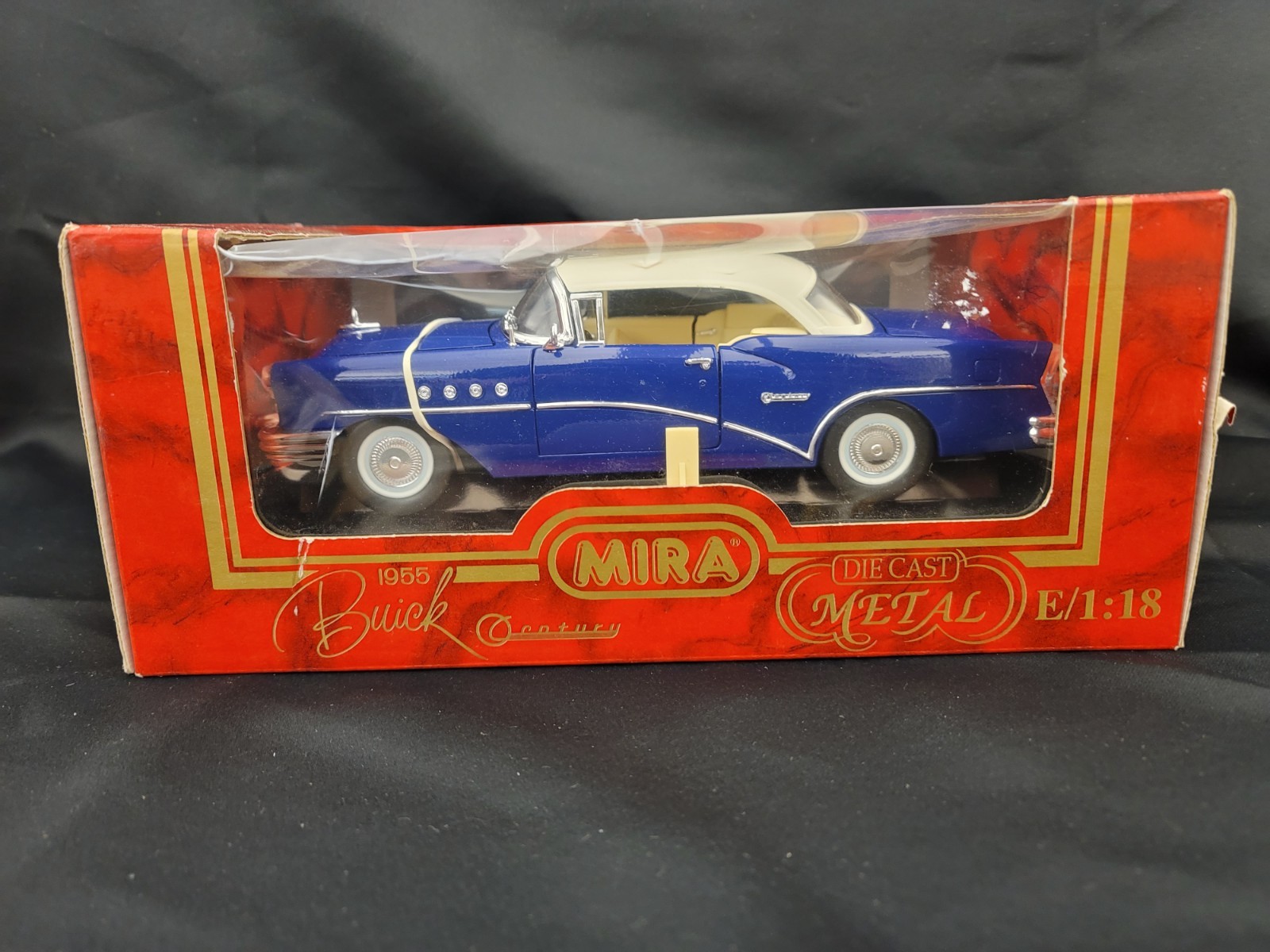 Golden Line Mira Blue 1955 Buick Die-Cast Metal