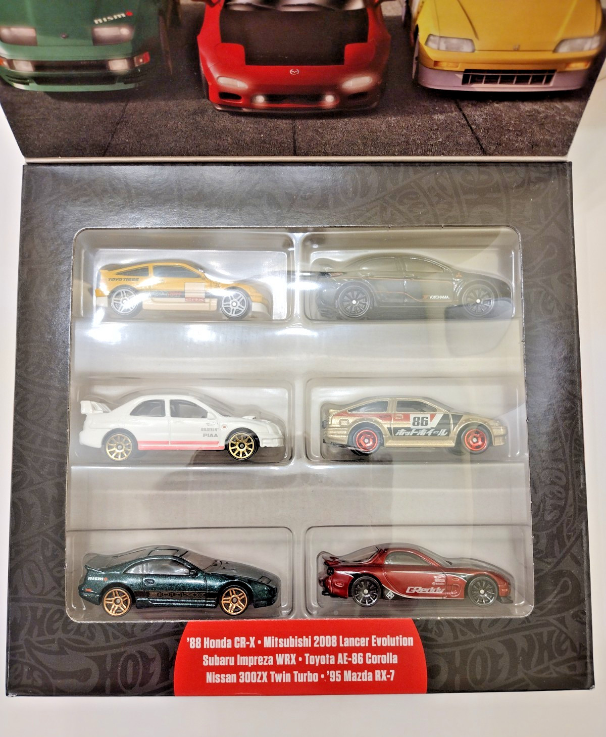 HOT WHEELS 2022 JDM 6 PACK PREMIUM HONDA NISSAN TOYOTA JAPANESE CAR Culture Toy